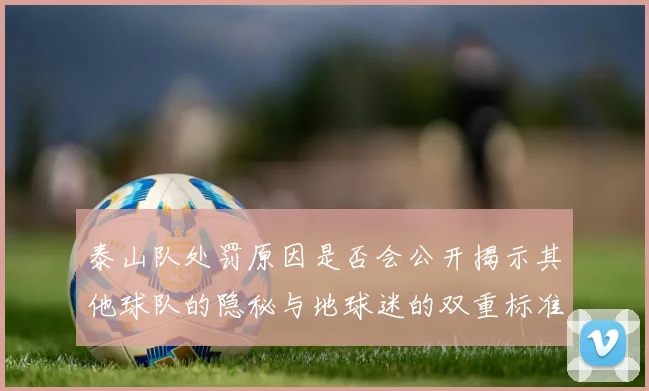 泰山队处罚原因是否会公开揭示其他球队的隐秘与地球迷的双重标准
